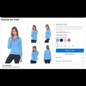 NWT Heated Polar Seal Top, USB powered